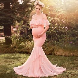 Dresses Lace Maternity Dresses for Photos Shoot Photography Props Long Dresses Pregnant Women Maternity Clothes Fancy Pregnancy Dress