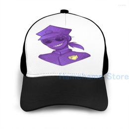 Ball Caps Fashion Purple Guy - FNAF Basketball Cap Men Women Graphic Print Black Unisex Adult Hat