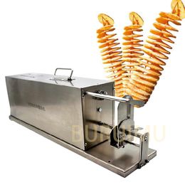 Electric Spiral Potao Slicer Auto Stretch Potato Chips Efficient Potato Tower Machine Fit Stick