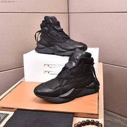 MMY 2022S Berühmte Y-3 Kaiwa Sneakers Herren Luxus Designer Schuhe Y3 Chunky Platform Sportschuhe Schwarz Weiß Leder Trainer Große Größe 35-45