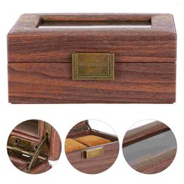 Watch Boxes Storage Wooden Box Container Travel Jewlery Case Vintage Watches Men Display