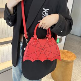 Evening Bags Women Small Shoulder Bag Bat Wing Top-handle Bags Creative Chic PU Leather Fashion Halloween Props Outdoor Shopping Bags 230829