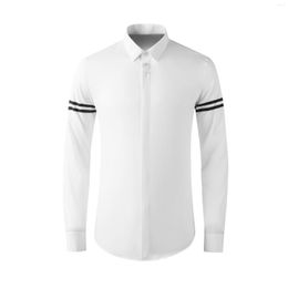 Männer Casual Shirts Hohe Qualität Luxus Schmuck Golf Polo T-Shirt Langarm Revers Frühling Und Herbst Sport Shirtsgood