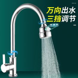 Kitchen Faucets Wash Basin Faucet Cold And Water Two In One All Copper Household Single Dish Sink Dual-use