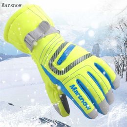 Sports Gloves 30 Degree Marsnow Brand Men Women Ski Snow Riding Windproof Outdoor Sport Thermal Snowboard Winter Skiing 230828