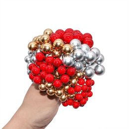 100Pcs 10/12/15mm Pearl Plastic Stamens Artificial Flower Berries Cherry Fruit Wedding Party Decor Christmas Wreath Fake HKD230829