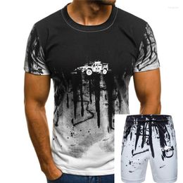 Men's Tracksuits T-Shirt Military 4X4 Armoured Vehicle Husky Uk Army Suv 2023 Summer Fashion Streetwear Cotton Short Slevee O-Neck Cool Tops