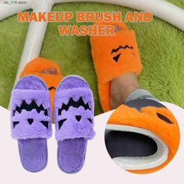 Pumpkins Demon Embroidery Halloween Plus Soft Comfortable Home Slippers Gift For Friends Family T230828 28d6
