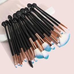 Makeup Brushes 20pcs Set Foundation Eyeshadow Blending Lip Fan Shell Make Up Brush Kit Synthetic Hair Gift For Women