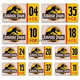 Metal Painting Dinosaur Retro Number Vintage National Park Metal Tin Signs Art Movie Iron Painting Shabby Home Room Bar Decor Wall Decoration x0829