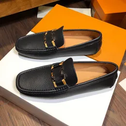 12model Genuine Leather Loafers Men Designer Luxury Moccasin Fashion Slip On Soft Flat Casual Men Shoes Adult Male Footwear Handmade Boat Shoes