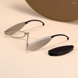 Sunglasses Convenient Mini Folding Presbyopia Glasses Fashion Ultra Light HD Anti Blue Reading For Elderly