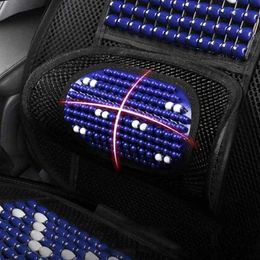 Seat Cushions Beaded Seat Covers For Cars High-quality Beaded Car Seat Covers Stylish Protection Massage Support Cushion Ride Accessories R230829