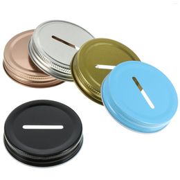 Dinnerware One Word Savings Cover Regular Mouth Mason Jar Lids Pot Change Storage Sealing Covers Caps Glass Jars