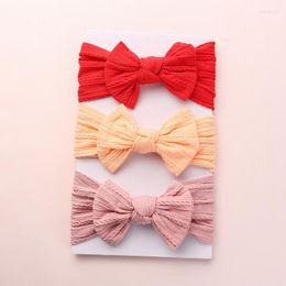 Hair Accessories 3Pcs/Lot Cable Knit Baby Girl Head Bands Super Soft Nylon Headbands For Born Girls Elastic Band