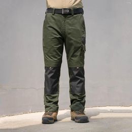 Men's Pants Male Outdoor Trousers Multi Pocket Cargo Straight Tube Casual Loose Oversize Work Man Workwear