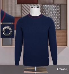Men's Sweaters Billionaire Sweater Cashmere men's 2023 autumn winter warm Straight Round neck Base fashion elastic big size M4XL 230830