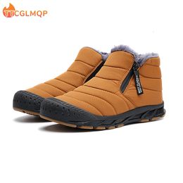 Boots Winter Men Waterproof Snow Outdoor Warm Plush Ankle Work High Quality Sneakers Plus Size Men s 230830