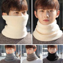 Bandanas Winter Detachable Warm Men Women Scarf Knitted Fake Collar Turtleneck Neck Warmer