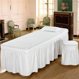 Bed Skirt Soft Beauty Salon Thicker Solid Colour Spread For Hairdresser Aesthetic Multiple Colour Customizable Size #sw