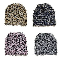 Beanie Skull Caps Y2k Beanie Hat Slouchy Vintage Warm Halloween Accessories High School Teens 230829