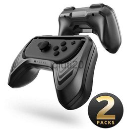 Game Controllers Joysticks Mumba Grip for Nintendo Switch Joy-Con 2-Pack Switch Controller Grip Handle Kit for Nintendo Switch Joy-Con (Black) x0830