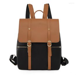 School Bags Women Shoulders Backpack Casual Commuting Large Capacity Travel Oxford Waterproof For College Students