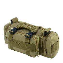 Backpack High Quality Outdoor Military Tactical Backpack Waist Pack Waist Bag Mochilas Molle Camping Hiking Pouch 3P Chest Bag 230830