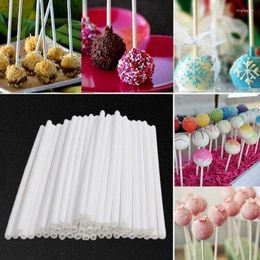 Bakeware Tools 100pcs/bags Safe Plastic Stick Cake Sucker Sticks For Chocolate Sugar Candy DIY Mold Tool 4x100mm 3.5x70mm