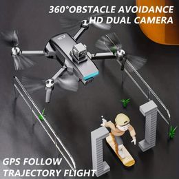 Ready for Adventure: GPS Follow Drone with 1080P Dual Camera, Obstacle Avoidance, 5G HD Image Transmission & More!