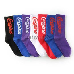 Others Apparel New street hip hop skateboard combed cotton men's socks fashion sports couple socks tide socks men Street couple socks J230830