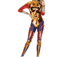 Women's Jumpsuits 3D Printed Sexy Spandex Bodysuits Women Catsuit Long Sleeve Party Tight Whole Cosplay Costumes Suit