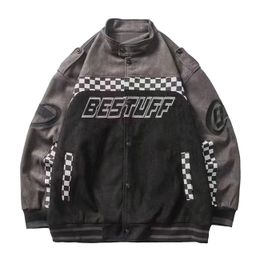 Mens Jackets UFF Fashion Letter MultiPocket Jacket Design Windproof Button Coat Men Women Streetwear Cycling 230829