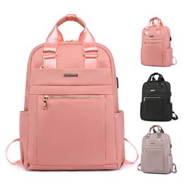 Waterproof Laptop Backpack Anti Theft Protective Travel Bag Notebook 13 14 15.6 Inch Case For Macbook Air Pro USB Charger Women HKD230828
