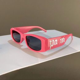 Trendy Palmangel sunglasses Spicy girls dazzling hip-hop punk sunglasses Candy Colour letter sunglasses Men and women's internet celebrity runway glasses