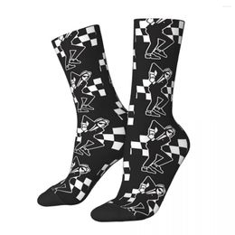 Men's Socks Hip Hop Retro Tone Dance Crazy Unisex Harajuku Seamless Printed Novelty Crew Sock Boys Gift