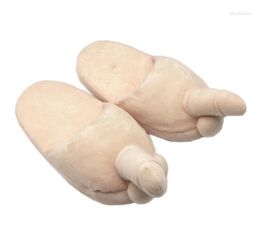 Slippers 2023 Toys Sex Clothing Winter Creative Fun Penis Shoes Bronzing Breast Home Funny Women