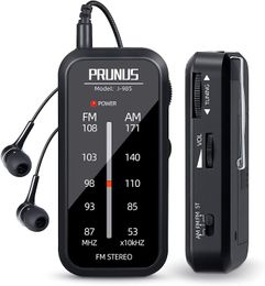 Radio PRUNUS Pocket Mini walkman AM FM Hand Stereo Portable Radios Music Playe AAA Batteries with Headphones 230830