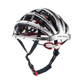 Cycling Helmets CAIRBULL Mens Foldable Helmet Lightweight Portable Safety Bicycle Helmets City Sports Leisure Bike Cycling Women Helmet 56-62CM 230829