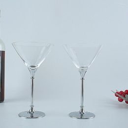 Wine Glasses Original Martini Glass Cocktail Creative Stand Shape Sparkling Crystal Goblet Wedding Bar Set Table Decoration