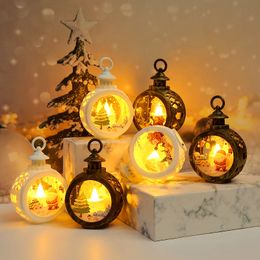 Merry Christmas Tree Decorations Small Home Decor Night Lights Potable Led Lamp For Kids YX-6180