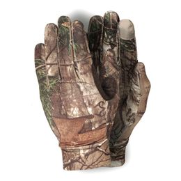 Sports Gloves Summer Skin Thin Multi Functional Touch Screen Anti Slip Riding Bionic Camouflage Hunting Fishing Elastic 230829