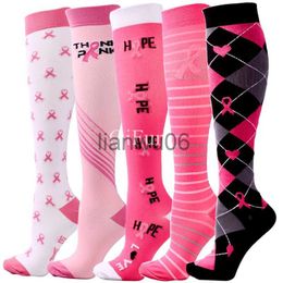 Others Apparel Running Men Women Socks Sports Compression Middle Tube Socks Support Nylon Unisex Outdoor Racing Long Pressure Stockings High J230830