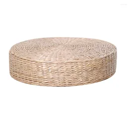 Pillow Hand-woven Bay Yoga Chair Seat Mat Window Meditating Tatami Straw Weaving Round Weave Circle Throw