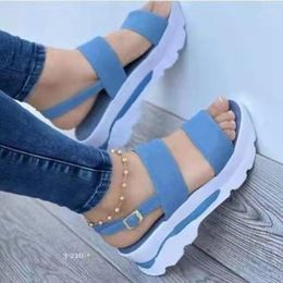 Sandals 2023 Summer Fashion Thick Sole Women's Casual Outdoor Anti Slip Comfortable Versatile Buckle Strap Shoes For Women