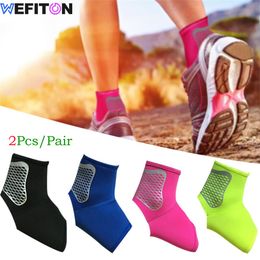 Ankle Support 1Pair Elastic Brace Socks For Men Women Compression Wrap Movement Protection Sport Fitness Guard Band 230830