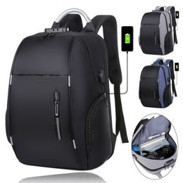 Laptop Bags Travel Laptop Backpack Men Business Backpack School Expandable USB Bag Large Capacity 16 inch Laptop Waterproof Fashion Backpack 230830