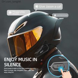 1/2Pcs E1 Bluetooth Intercom Motorcycle helmet bluetooth headset for 2 Rider intercomunicador Moto Interphone Headset Wireless Q230830