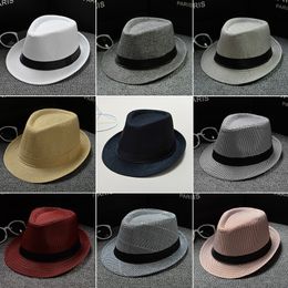 Wide Brim Hats Bucket Fashion Retro Men Fedoras Top Jazz Felt Hat Vintage Couple Cap Winter Chapeau Summer Bowler Outdoor 230829