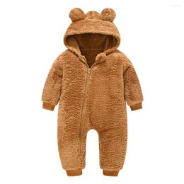 Down Coat Autumn Winter Jumpsuit For Borns 2023 Born Romper Baby Girl Clothes Thick Hooded Windproof Outerdoor Boy Snowsuit